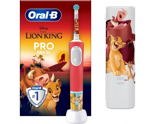 Brush Braun Pro Kids Król Lion Red