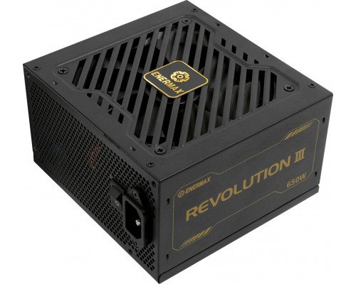 Enermax REVOLUTION III ATX3.1 PCI-e 5.1 650W 80Plus Gold W pełni modularny 120mm Wentylator FDB 105C japońskie kondensatory 7J. gwarancja producenta