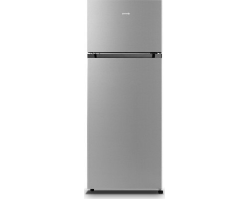 Gorenje Refrigerator | RF414EPS4 | Energy efficiency class E | Free standing | Double Door | Height 143.6 cm | Fridge net capacity 165 L | Freezer net capacity 41 L | 40 dB | Grey