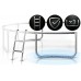 Garden Trampoline Neo-Sport NeoSport Garden Trampoline 6ft/183cm With outer mesh with ladder
