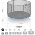 Garden Trampoline Neo-Sport NeoSport Garden Trampoline 6ft/183cm With outer mesh with ladder