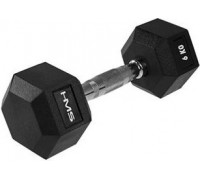 HMS ‎‎Hantel Hex Pro rubberized 1 x 6 kg