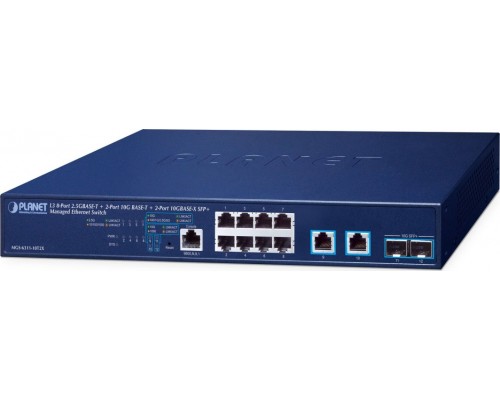 Planet 8-Port Managed Switch MGS-6311-10T2X