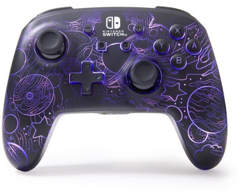 PowerA SWITCH Pad bezwire Enhanced Lumectra Galactic Vortex