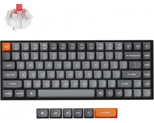 Keychron K2 Max 75% Red Switch Black