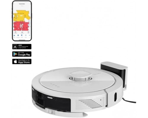 Aeno AENO Laser Robot vacuum cleanerwith 5200 mah battery .2 in1 water tankand dustbin 300mi dustbin 300ml waterank suction4000pa.