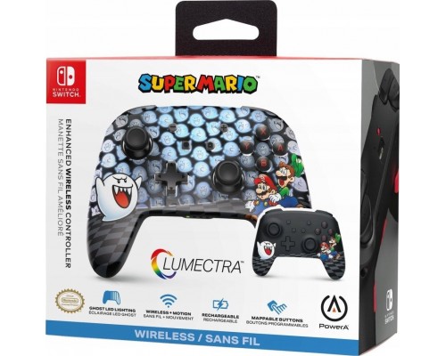PowerA SWITCH Pad bezwire Enhanced Lumectra Mario Peek-A-Boo