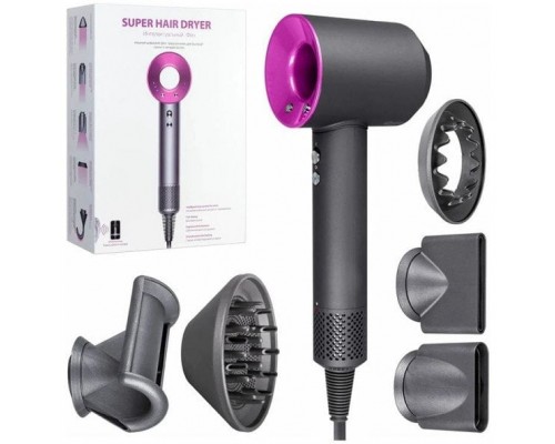 Wooco Leafless Hair Dryer with 5 Magnetic Nozzles 1600W