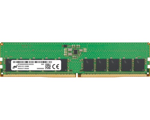 Micron ECC UDIMM DDR5 16GB 1Rx8 5600MHz PC5-44800 MTC10C1084S1EC56BR