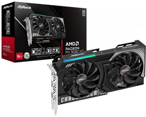 ASRock Radeon RX 9060 XT Challenger OC 16GB GDDR6 (RX9060XT CL 16GO)