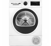 Bosch Dryer Machine with Heat Pump | WQG2450ISN | Energy efficiency class A++ | Front loading | 9 kg | LCD | Depth 61.3 cm | White