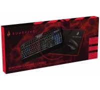KingPin Gaming Combo Set ( QWERTY Italian, 7-Button RGB Mouse & Mouse Pad)