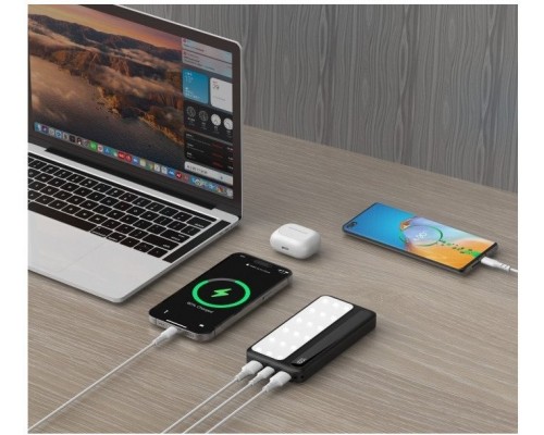 rebeltec P10 LCDPD 10 000mAh LAMP  funkcją mocnego źródła światła, moc wyjściowa 22,5W Port Delivery (PD20W)