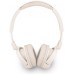 nauszne Guess Bluetooth 5.3 Metal Logo Script beżowy