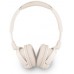 nauszne Guess Bluetooth 5.3 Metal Logo Script beżowy