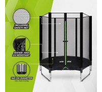 Garden Trampoline VIRTUFIT with Safety Net 140 cm