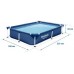 Bestway  Frame-Based  221x150x43 cm 16w1 56401N