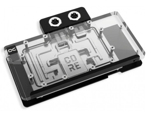 Alphacool Core RX 9070 Steel Legend GPU Wasserblock, ARGB, mit Backplate - Acryl