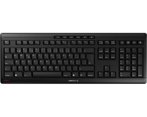CHERRY STREAM KEYBOARD WIRELESS  Uniwersalne RF Wireless QWERTY Portugalski Czarny