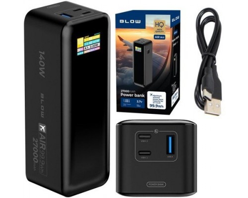 BLOW  27000MAH PD 140W AIR99.9 CZARNY