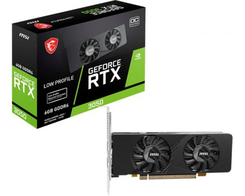 MSI GeForce RTX 3050 LP E OC 6GB GDDR6