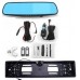 car kamera reversing w ramce full hd 4led lusterko