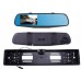 car kamera reversing w ramce full hd 4led lusterko