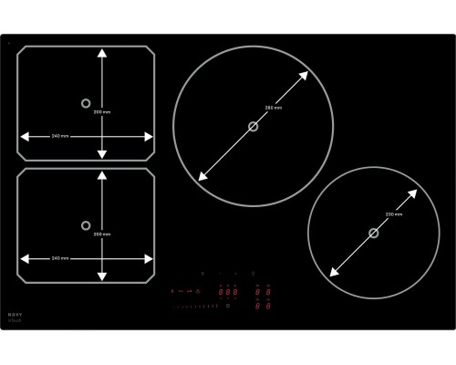 Simfer Novy 1726   Power 80 cm Czarny