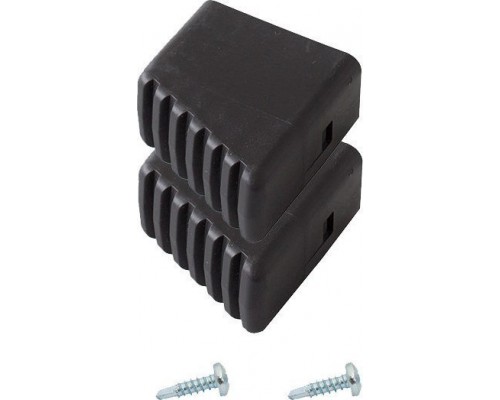 Krause Stopki podunic czarne para 40x20mm - 211422 - 211422