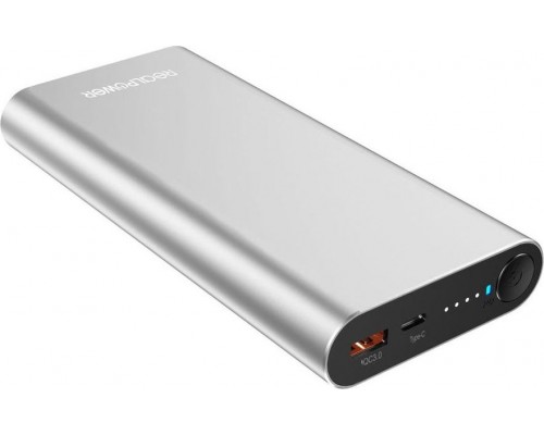 Realpower PB-20000PD Pro 20000 mAh Silver