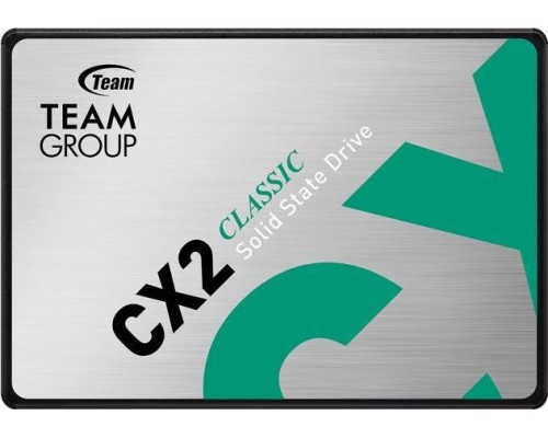 SSD TeamGroup CX2 256GB 2.5" SATA III (T253X6256G0C101)