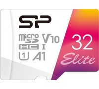 SD  Silicon Power Elite MicroSDHC 32 GB Class 10 UHS-I/U1 A1 V10 (SP032GBSTHBV1V20SP)