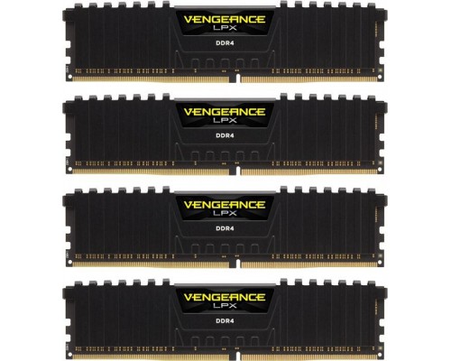 Corsair Vengeance LPX, DDR4, 64 GB, 2666MHz, CL16 (CMK64GX4M4A2666C16)