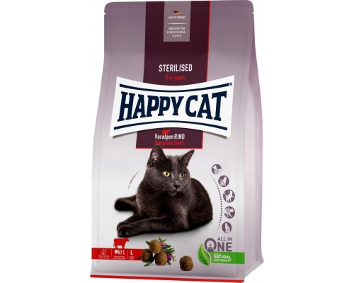 Happy Cat Sterilised Bavarian Beef dla kotów po sterylizacji, Bavarian beef 4 kg