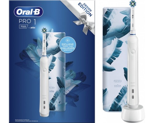 Brush Oral-B Pro 1 750 CrossAction White + Case White