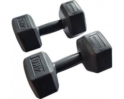 Spartan ‎‎‎‎Dumbbells 1858 bituminous 2 x 4 kg
