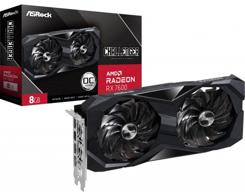 ASRock Radeon RX 7600 Challenger OC 8GB GDDR6 (RX 7600 CL 8GO)