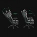 Ghost Chairs with footrest GHOST-SIX Black Grey