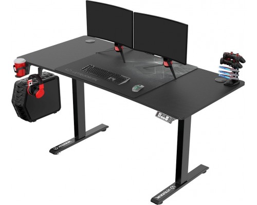 Gaming galds Ultradesk Level V2 Black 140 cmx68 cm