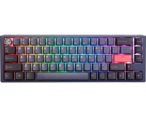 Ducky Ducky One 3 Cosmic Blue SF Gaming Tastatur, RGB LED - MX-Speed-Silver