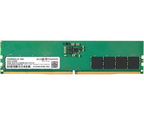 Transcend JetRam, DDR5, 16 GB, 4800MHz, CL40 (JM4800ALE-16G)