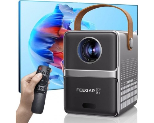 Feegar RZUTNIK Mini PROJEKTOR LED PRZENOŚNY Feegar SHOW WiFi 5G Bluetooth USB HDMI