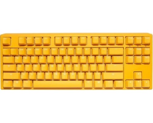 Ducky Ducky One 3 Yellow TKL Gaming Keyboard, RGB LED - MX-Silent-Red (US)