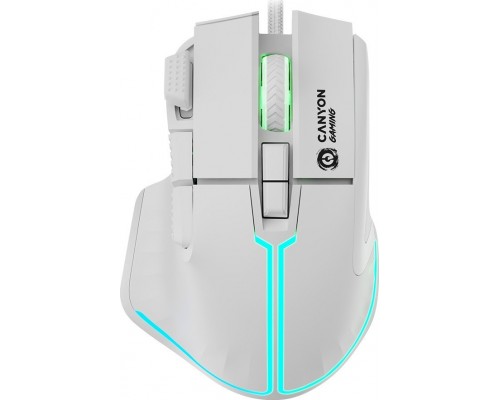 Canyon CANYON gamingowa Fortnax GM-636 RGB 9 Przycisków White