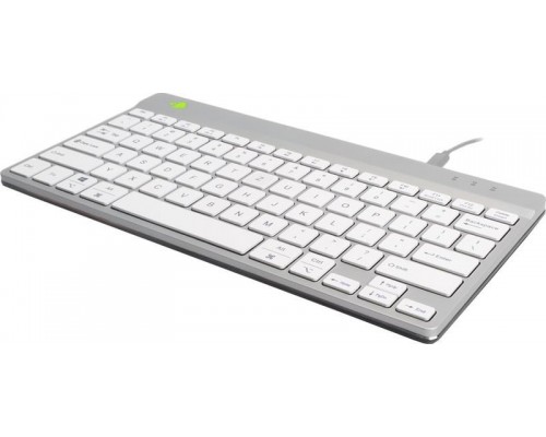 R-GO Tools R-Go Tools Compact Break RGOCODEWDWH klawiatura USB QWERTZ Niemiecki Biały