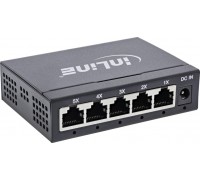 Switch InLine InLine Gigabit Netzwerk Switch 5-Port, 1GBit/s, Lfterlos
