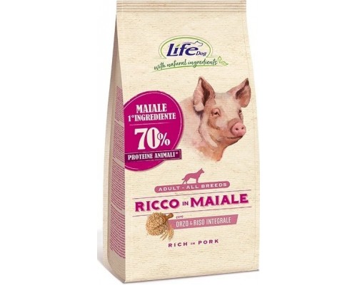 Life Pet Care LIFE DOG 12kg ADULT RICH IN PORK