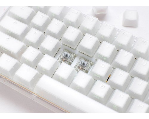 Ducky Ducky One 3 Aura White TKL Gaming Keyboard, RGB LED - MX-Silent-Red