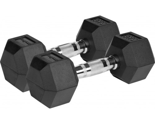 Rebel Dumbbells RBA-2325 gumowane 2 x 6 kg