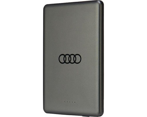 Audi Audi Induction 15W 5000mAh gray/gray Big Logo MagSafe AU-MWPB5000-GT/D1-GY